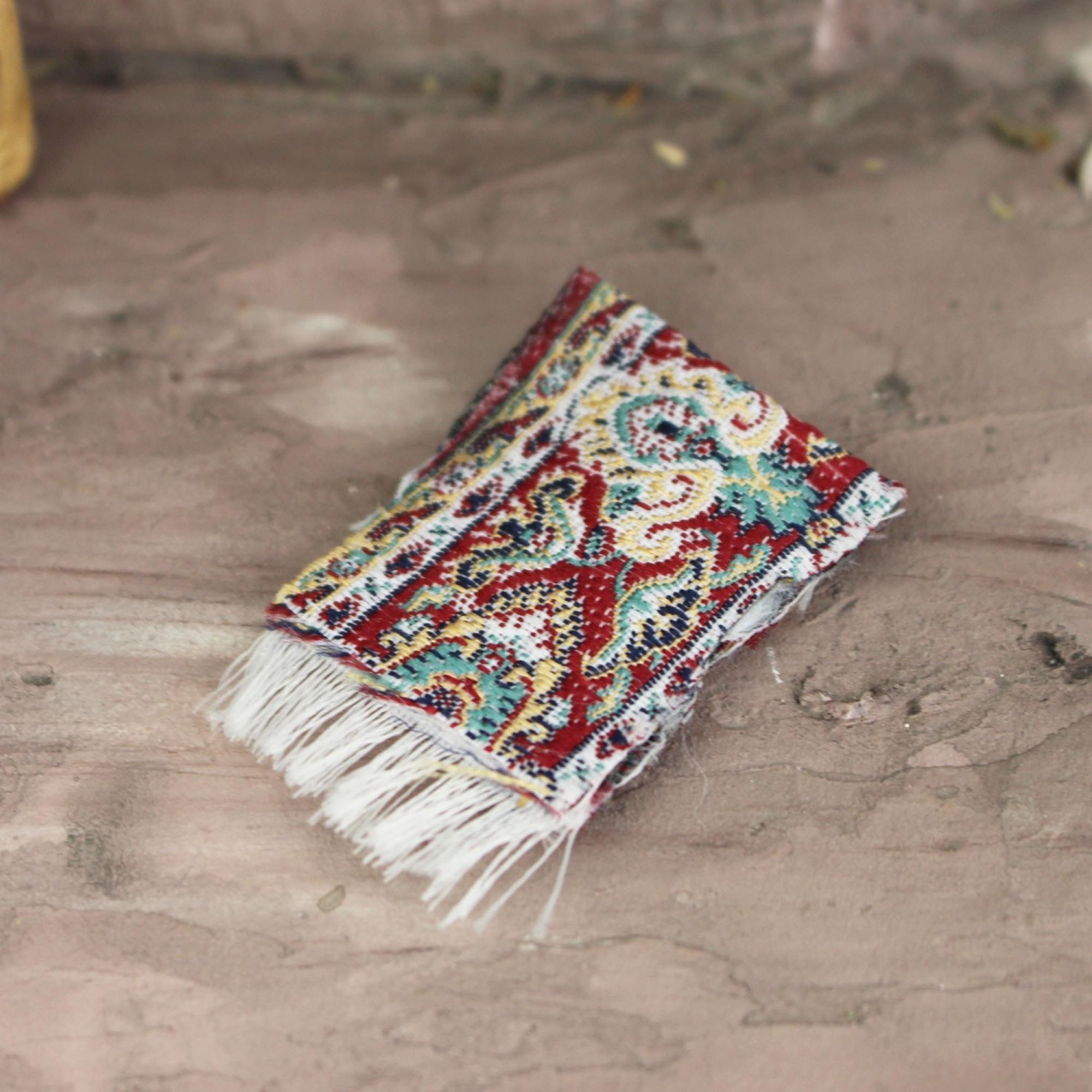 Teppich gefaltet rot grün 3cm kaufen