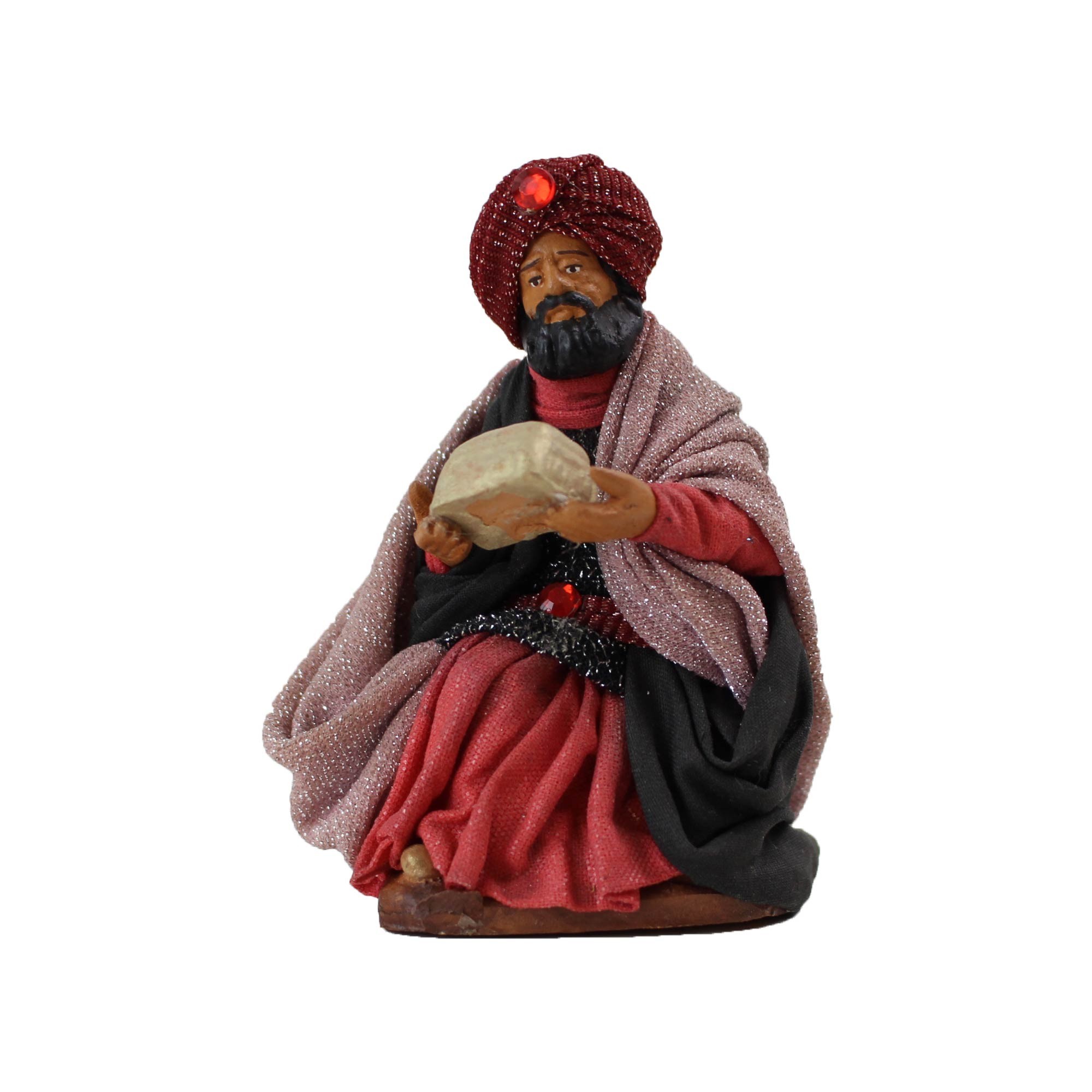 Heilige DREI Könige Figuren Set 3,5cm - Krippenfiguren Caspar Melchior Balthasar