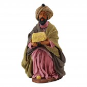Heilige drei Könige Melchior kniend 13 cm