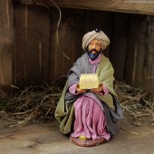 Heilige drei Könige Melchior kniend 13 cm