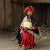 Heilige drei Könige Melchior kniend 13 cm