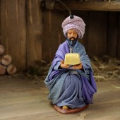 Heilige drei Könige Melchior kniend 13 cm