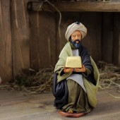 Heilige drei Könige Melchior kniend 13 cm