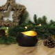 Teelichthalter | Teelichtschale Swing bronzen/golden