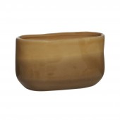 Blumentopf Bowl amber Keramik