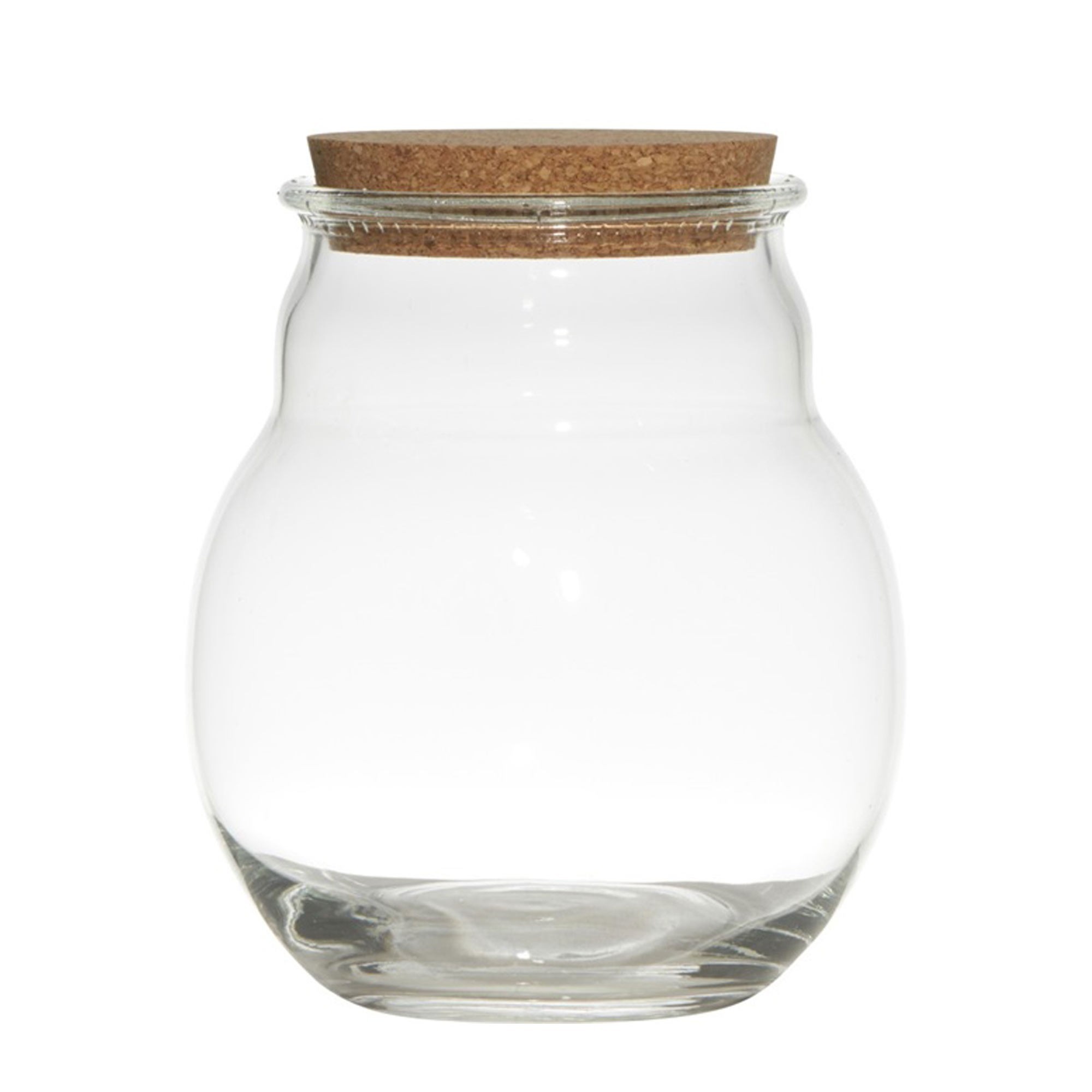 Vorratsglas Burbuja 20cm H, Bubble Vase mit Kork