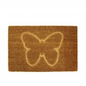 Fußmatte Tiermotiv Schmetterling aus Kokosfaser