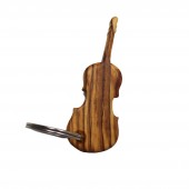 Schlüsselanhänger Geige, Holz Anhänger