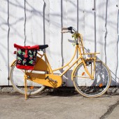 Fahrradtasche, Einzeltasche Cerezas schwarz