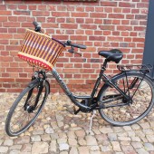 Fahrradkorb Amsterdam bunt, Unikat