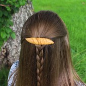 Haarspange aus Olivenholz Emilia