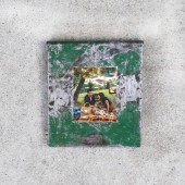 Bilderrahmen aus Metallfässern grün für Passbilder