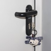 Schlüsselanhänger aus Baumwolle Hund