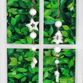 Fensterdeko Holz stern