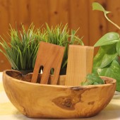 Salatbesteck aus Holz Modern