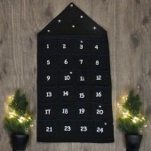 Handgemachte Adventskalendar aus Baumwolle