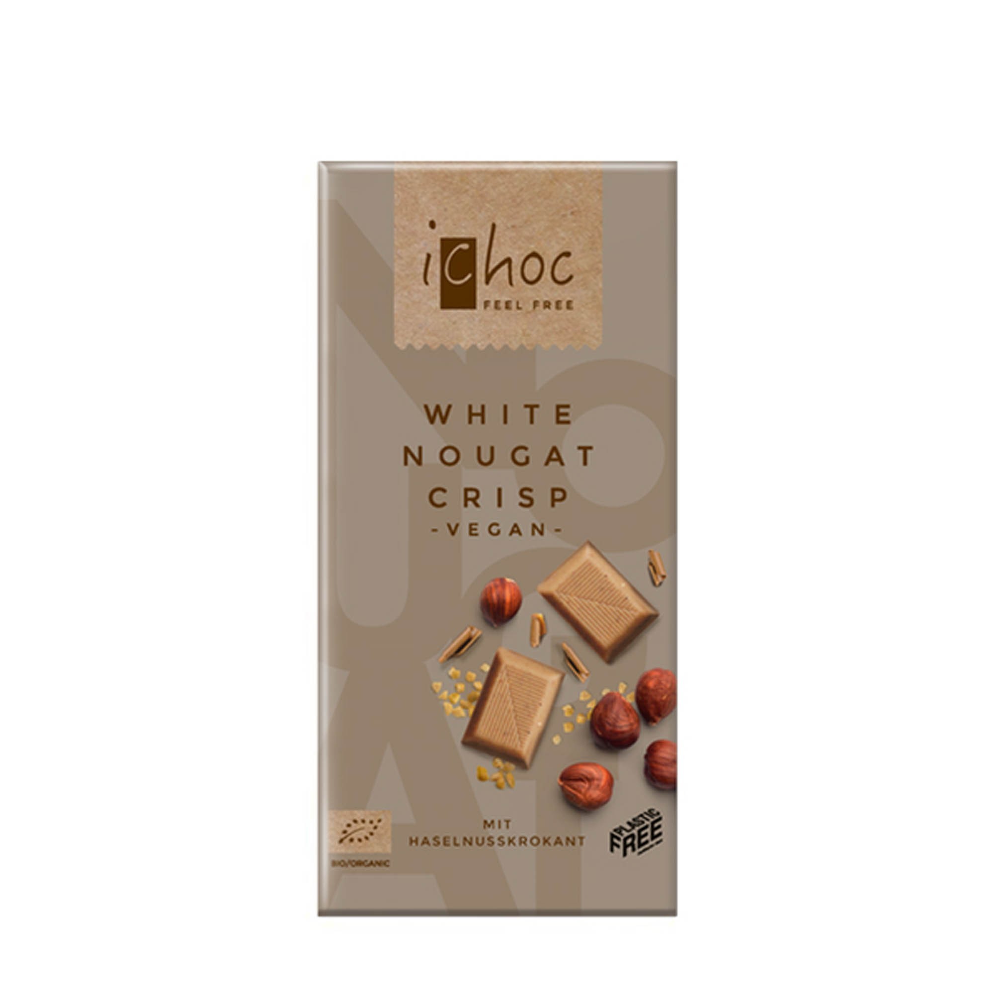 Bio Schokolade White Nougat Crisp vegan