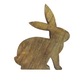 Handgemachter Osterhase Willy aus Holz 20cm