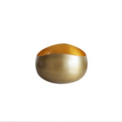 Teelichthalter | Goldlicht Swing messingf. / golden 11cm