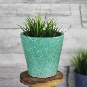 Blumentopf Keramik grün Elegant aus Portugal