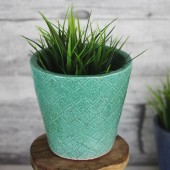 Blumentopf Keramik grün Elegant aus Portugal