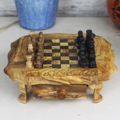 Schachspiele - Schachfiguren & Schachbretter aus Olivenholz