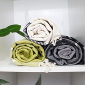 Handtuch Fouta Natur 100% Baumwolle aus Tunesien