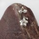 Schmuck Set 925 Silber Ohrstecker & Anhänger Blume