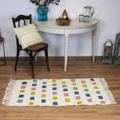 Handgeknüpfter Teppich 125x70 Colors aus Tunesien