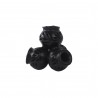 Miniatur Dekokrüge Cantaros aus schwarzer Keramik