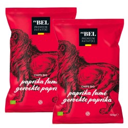 ReBEL Premium Bio Chips geräucherte Paprika 2x125g