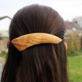 Haarspange Greta aus Holz, Haarschmuck