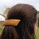 Haarspange Klara aus Holz, Haarschmuck M8