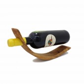 Weinflaschenhalter "Sichelmond" - Weinflascheständer aus Holz