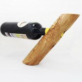 Weinflaschenhalter "Stamm" - Weinflascheständer aus Holz