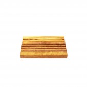 Seifenablage Rille aus Holz