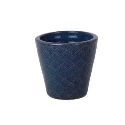 Übertopf aus Keramik blau aus Portugal