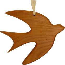 Baumschmuck aus Holz - Taube