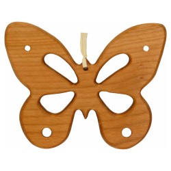 Baumschmuck aus Holz - Schmetterling