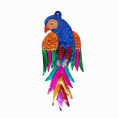 Wanddeko Papagei 15cm, Dekoanhänger