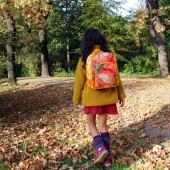 Kinderrucksack Tehuana rot