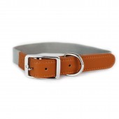 Hundehalsband Deluxe grau S