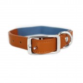 Hundehalsband Deluxe blau S