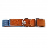 Hundehalsband Deluxe blau S