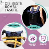 Fahrradtasche & Rucksack 2in1 Arcoiris