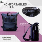 Fahrradtasche & Rucksack 2in1 Arcoiris