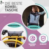 Fahrradtasche/Rucksack 2in1 Avestruz