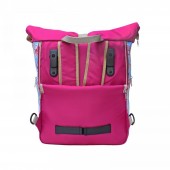 Kombi Fahrradtasche/Rucksack Hanami hellblau