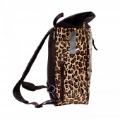 Kombi Fahrradtasche/Rucksack Leopard