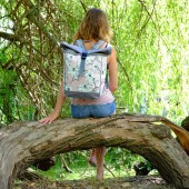 Kombi Fahrradtasche/Rucksack Magnolia